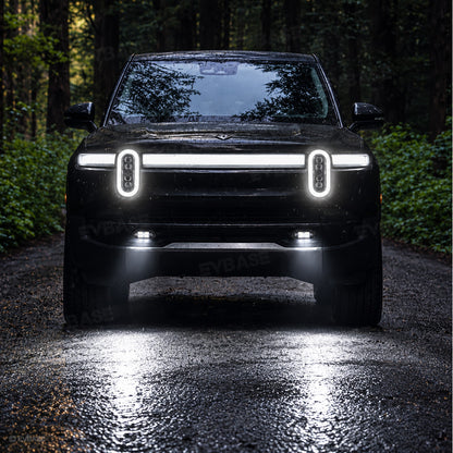 Wireless LED Flashing Lights Multi-Mode RGB Ambient Lighting with Remote Control for Rivian R1S /R1T /R2