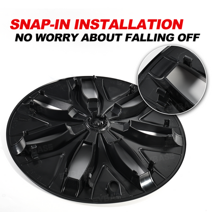 Model Y L Wheel Covers 19" Mecha Wheels Hubcaps Inspired By Model Y Performance