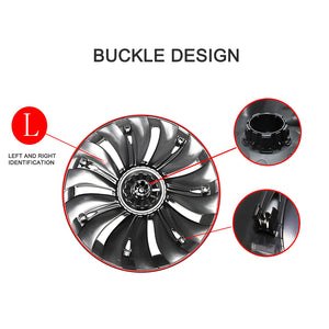 Tesla Redline Wheel Caps Model Y Überturbine Wheel Covers 19 inch Matte 4PCS for Gemini Wheels 2020-2024 Year