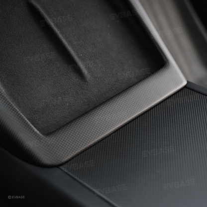 Model Y Juniper Real Carbon Fiber Interior Upgrade Full Kit Protective Overlay "Plain Weave" (Performance Look)