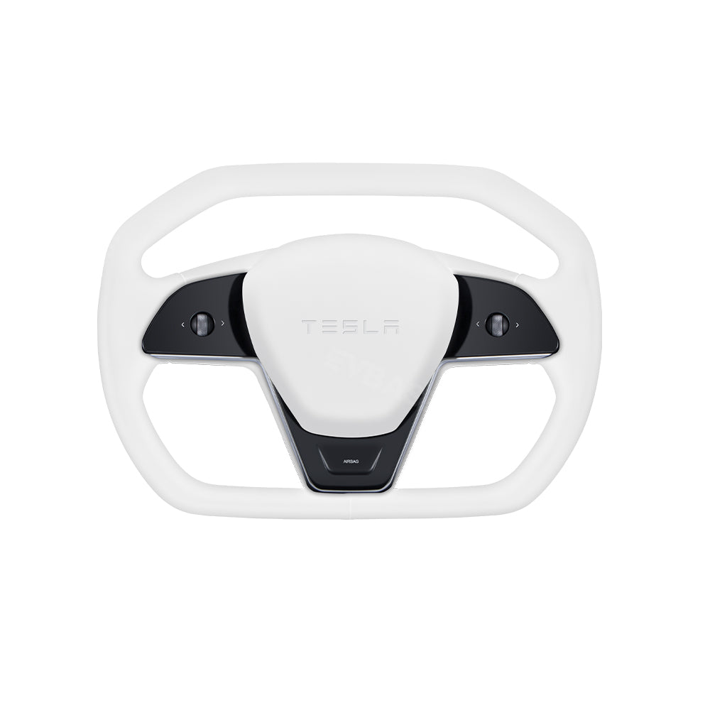 EVBASE Model 3 Y Yoke Steering Wheel Inspired By Cybertruck Style For Tesla