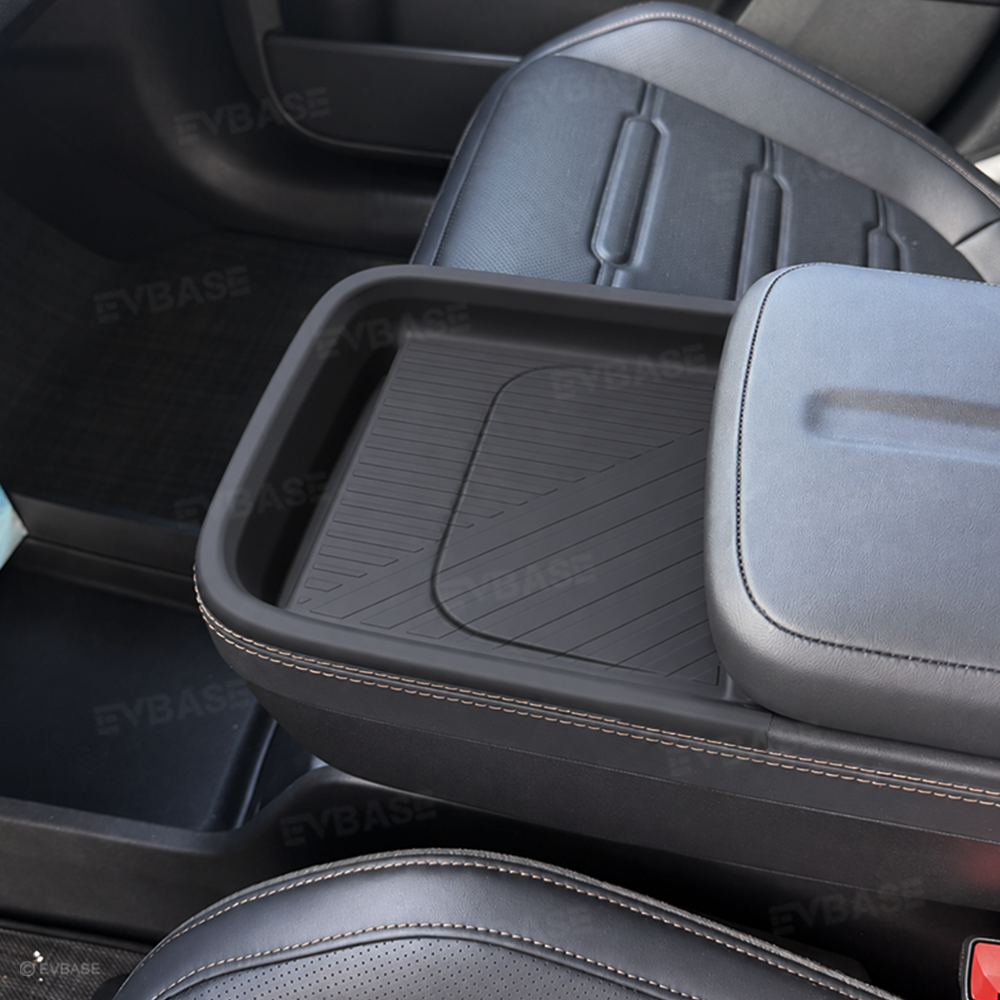 Center Console Wireless Charging Pad Liner for Rivian R2 Silicone Non-Slip Waterproof Protective Mat Phone Charging Area Liner