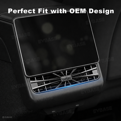 Model Y Juniper/ 3 Highland Backseat Air Vent Cover Rear AC Vent Protector Airflow Grille Protection with Built-in Aroma Diffuser
