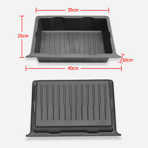 EVBASE Tesla Model Y Under Seat Storage Box Organizer TPE Hidden Tray Model Y Interior Accessories Accessories