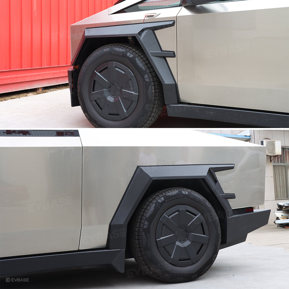 Cybertruck Armor Fender Flares Cover 3.0 Off-Road Protection Front & Rear Wheel Arches Eyebrow Protector Trim Overlay