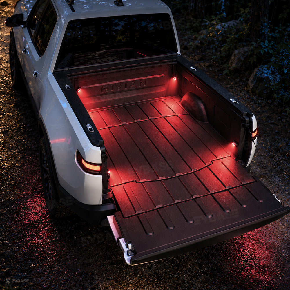 Wireless LED Flashing Lights Multi-Mode RGB Ambient Lighting with Remote Control for Rivian R1S /R1T /R2