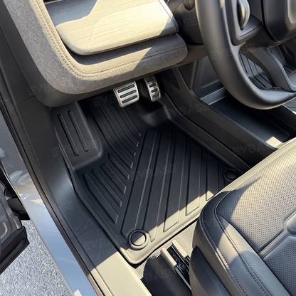 All Weather Floor Liners & Cargo Liners Frunk Mat &Trunk Mat &Rear Seat Back Protector Set for Rivian R2 Waterproof Non-Slip Protection Covers