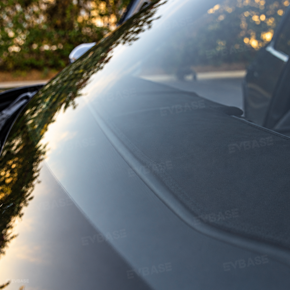 Dashboard Cover for Rivian R2 Anti-Glare Suede Dash Mat Non-Slip Sun Protection