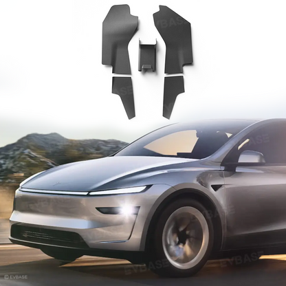 Model Y Juniper Anti-kick Pads Center Console Side & Rear Seat Stickers Protection Mats 5pcs Set