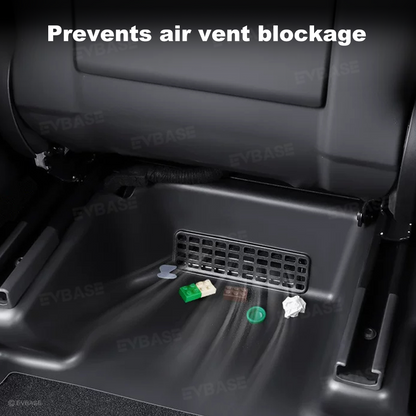 Model Y L Seat Slide Rail Anti-Kick Guard Under-Seat Full Coverage Protector Pad