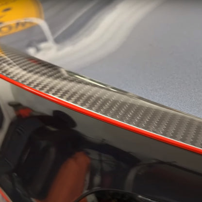 New Red Spoiler Carbon Fiber Model Y/3 Real Carbon Fiber Spoiler for Tesla
