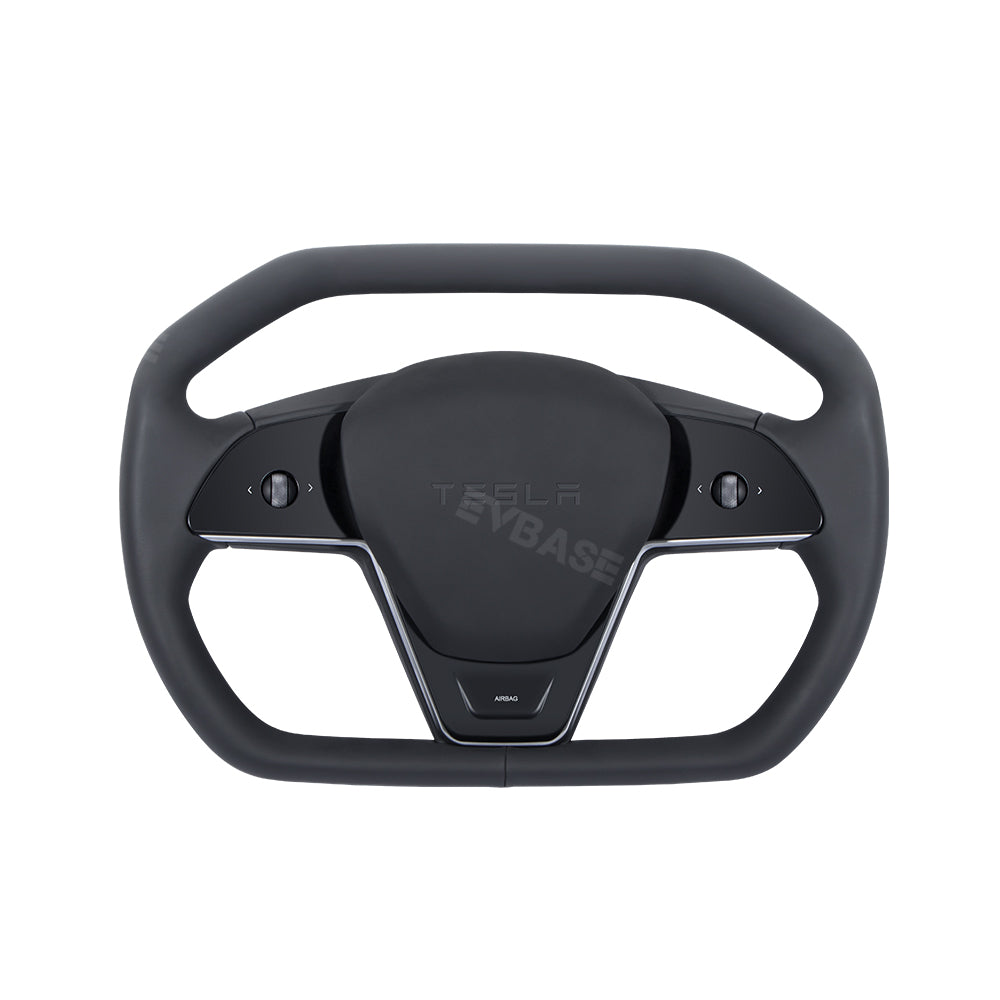 EVBASE Model 3 Y Yoke Steering Wheel Inspired By Cybertruck Style For Tesla
