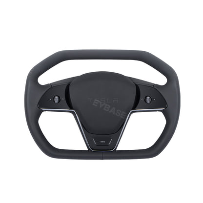 EVBASE Model 3 Y Yoke Steering Wheel Inspired By Cybertruck Style For Tesla