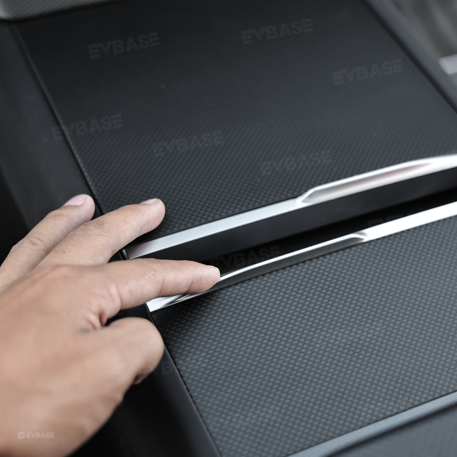 Model Y Juniper Real Carbon Fiber Interior Upgrade Full Kit Protective Overlay "Plain Weave" (Performance Look)