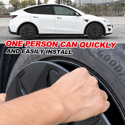 Model Y Juniper Wheel Covers 19 Inch Aero Turbine Style Hubcaps