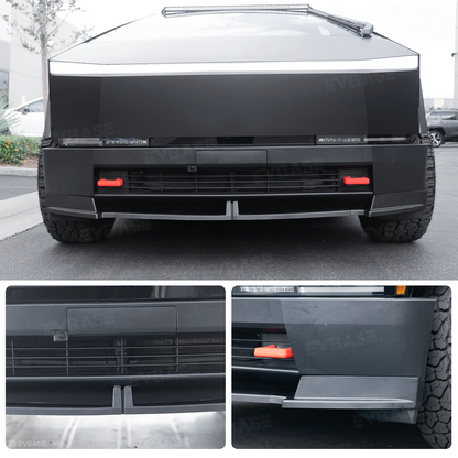 Cybertruck Body Kit Front Bumper Lip &  Fender Flares Cover & Rear Diffuser & Rear Spoiler for Tesla