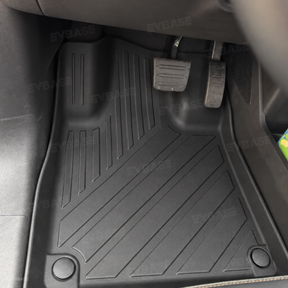 All Weather Floor Liners & Cargo Liners Frunk Mat &Trunk Mat &Rear Seat Back Protector Set for Rivian R2 Waterproof Non-Slip Protection Covers