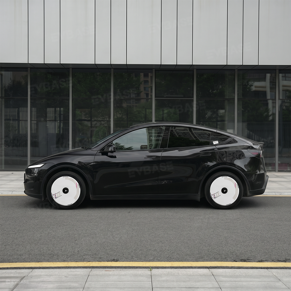 Model Y Juniper Aero Wheel Covers Custom UV-Printed Graphic Hubcaps for Tesla 18/19/20/21 Inch Wheels