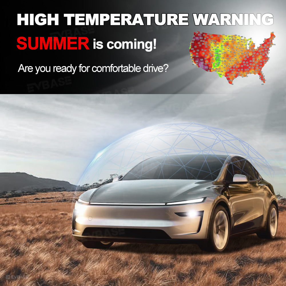 Model Y Juniper/ 3 Highland Glass Roof Sunshade Heat Insulation UV Protection Sun Visor OEM-Style Sunroof & Rear Window Sun Shade