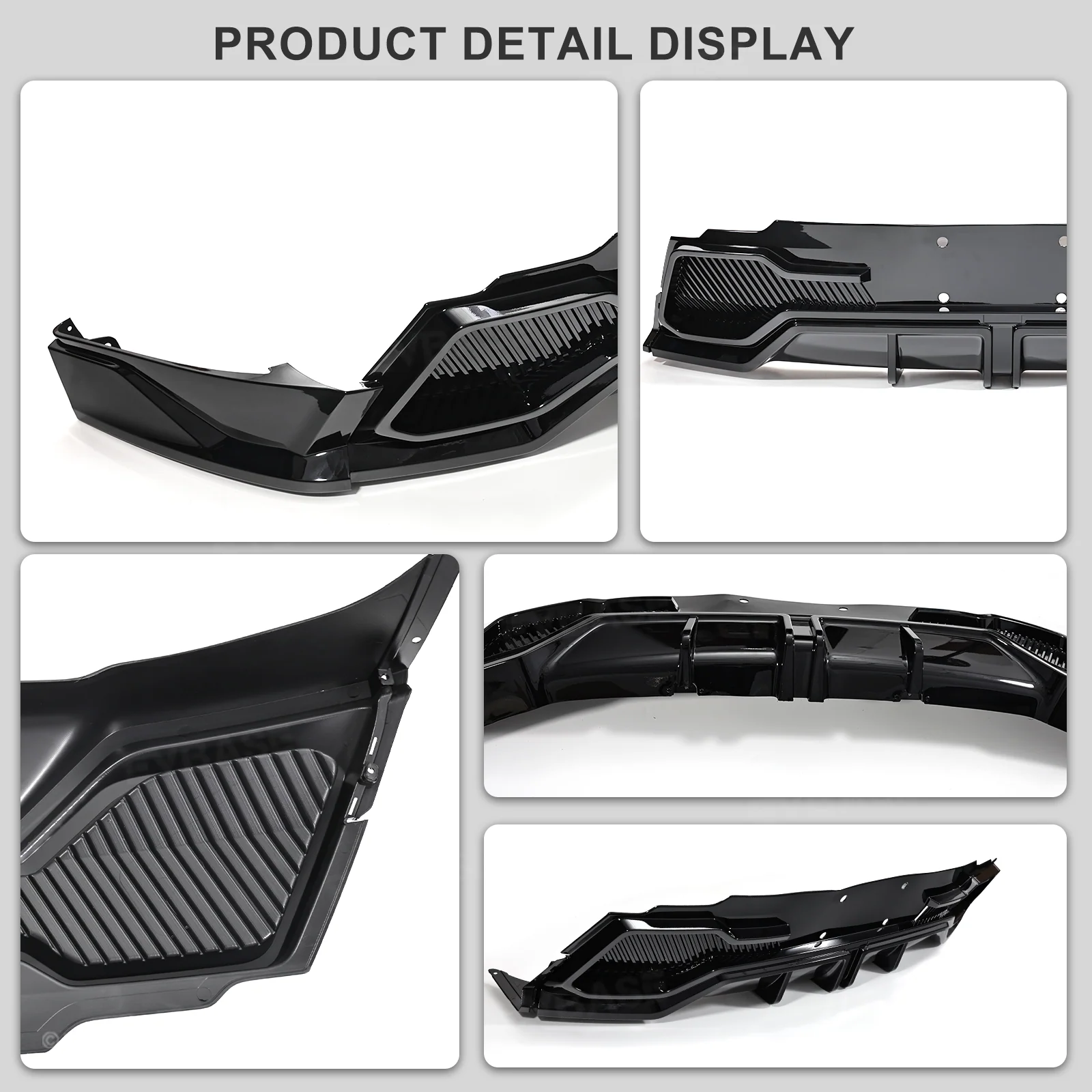 Model Y L Body Kit Full Aero Front Lip & Side Skirts & Rear Diffuser for Tesla