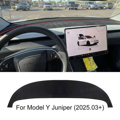 Model Y/3 Dashboard Cover Anti-Glare Sun Protection Suede Dash Mat Sunshield Dash Protector