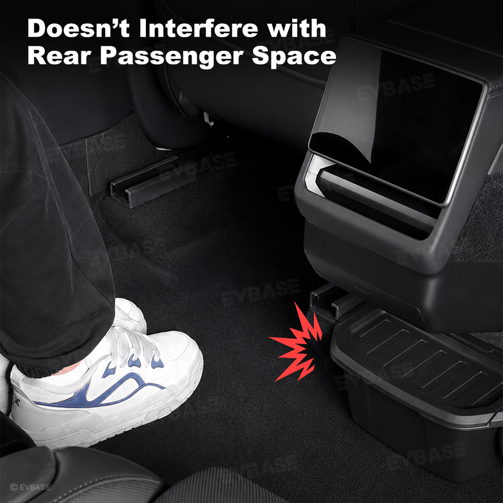 Model Y L Rear Center Console Organizer Rear Seat Storage Box Trash Can Interior Storage Accessories