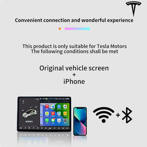 用於特斯拉主螢幕EVBASE的無線CarPlay適配器