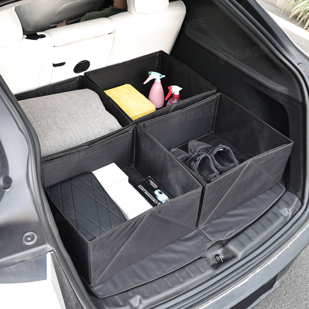 Model Y Juniper Expandable Trunk Organizer Foldable Trunk Cargo Storage Organizer