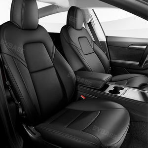 EVBASE Custom Seat Covers NAPPA Leather Interior Accessories For Tesla Model 3/Y/Highland