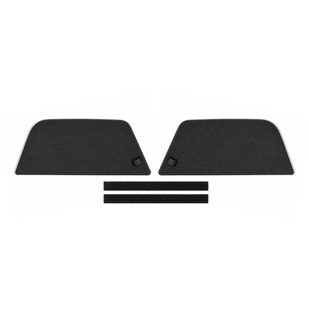 Trunk Cargo Side Storage Covers for Rivian R2 Carpeted Cargo Side Lids Hidden Storage Compartment with Pull Tabs