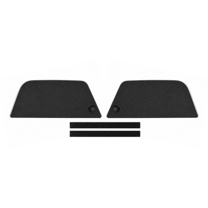 Trunk Cargo Side Storage Covers for Rivian R2 Carpeted Cargo Side Lids Hidden Storage Compartment with Pull Tabs