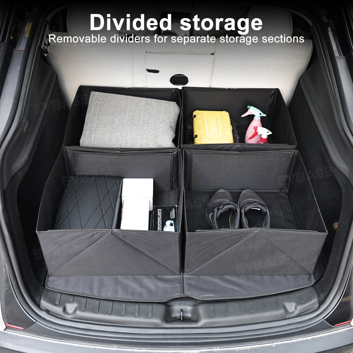 Model Y Juniper Expandable Trunk Organizer Foldable Trunk Cargo Storage Organizer