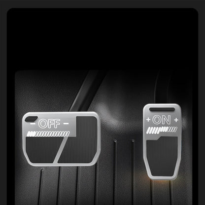 New Brake Pedal Covers Model 3 Y Non-Slip Performance Foot Silver Pedal Covers for Tesla