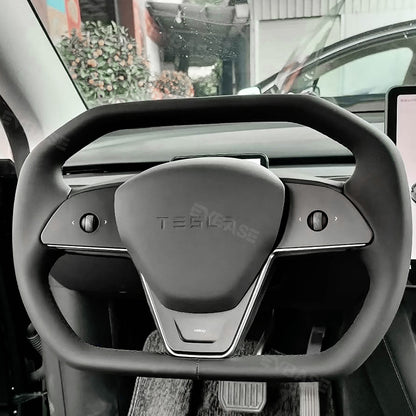 EVBASE Model 3 Y Yoke Steering Wheel Inspired By Cybertruck Style For Tesla