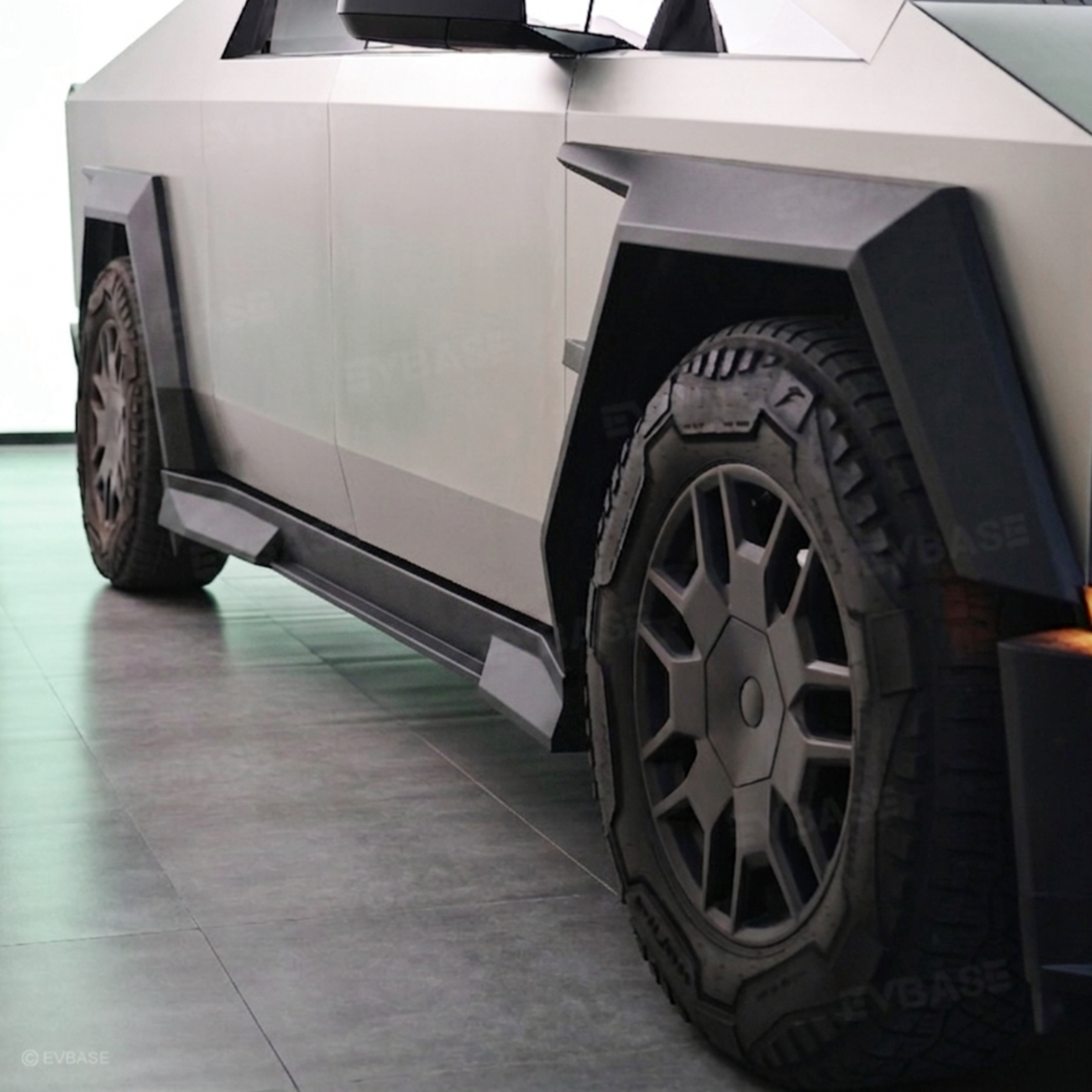 Cybertruck Armor Fender Flares Cover Off-Road Protection ABS Front & Rear Wheel Arches Eyebrow Protector Trim