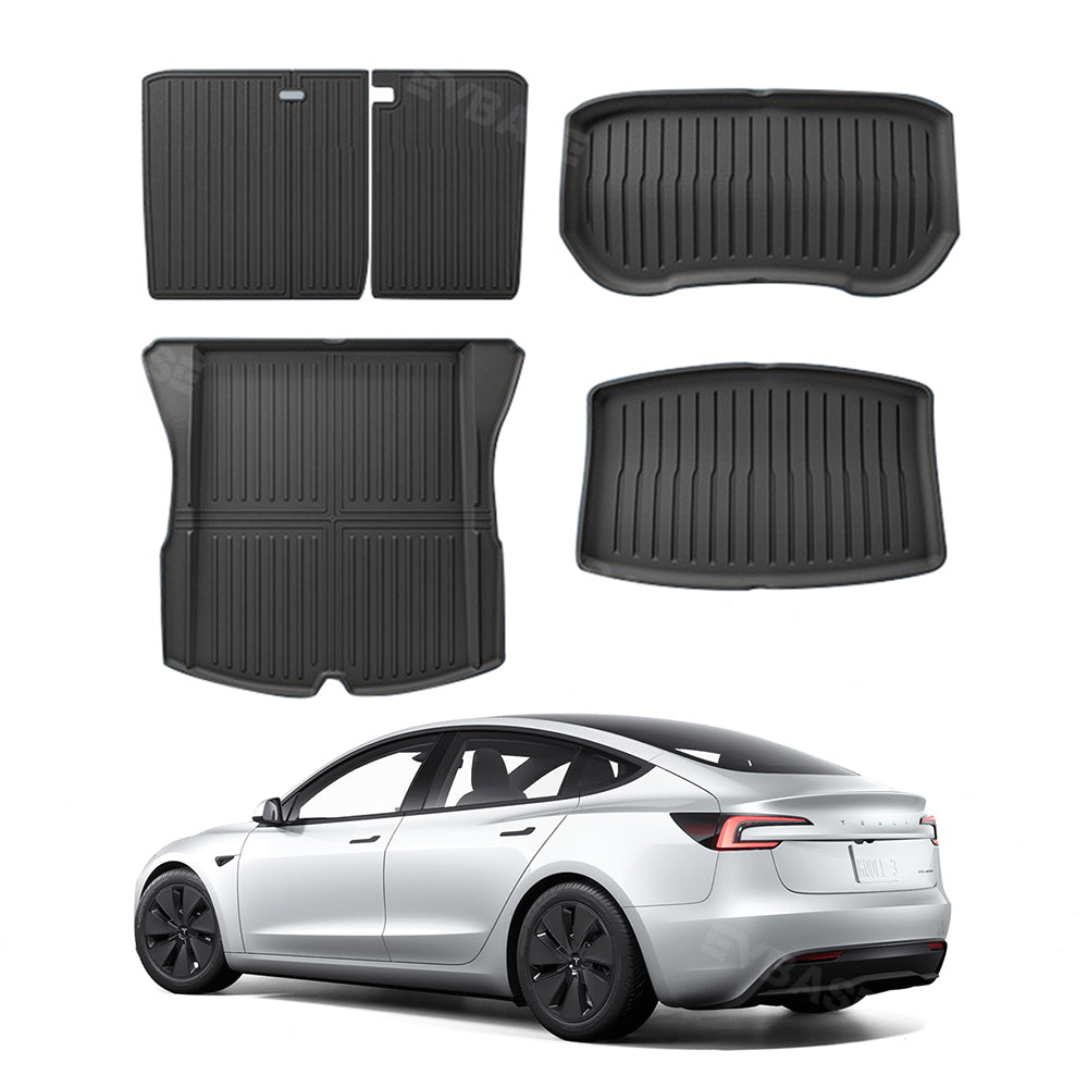 Mud Flaps 4pcs Set for 2024 Tesla Model 3 Highland Accessories