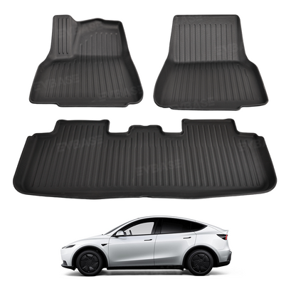 Model Y Juniper Standard All-Weather Floor Mats & Trunk Mats Cargo Liners & Seatback Covers TPE Interior Full Coverage Protector