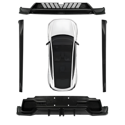 Model Y L Body Kit Full Aero Front Lip & Side Skirts & Rear Diffuser for Tesla