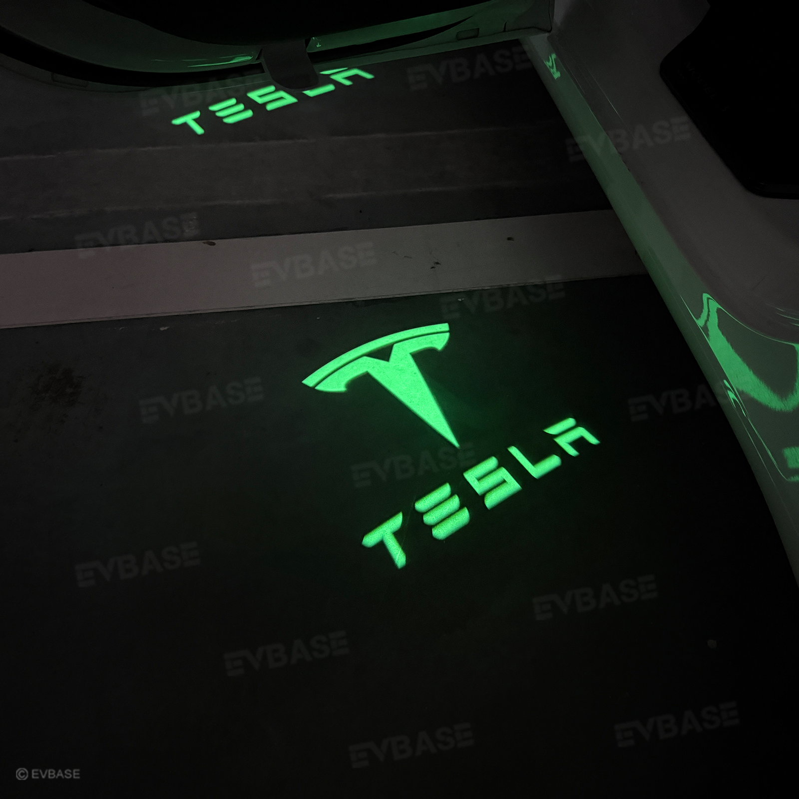 Model Y Juniper Puddle Lights 64-Color Changing Door Projection Lights with Smart APP Control for Model 3/Y/X/S