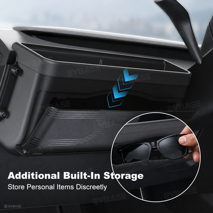 Model Y/ Y Juniper Dashboard Organizer Multifunctional Storage Box Sunglasses Phone Holder Glove Box Organized Accessories