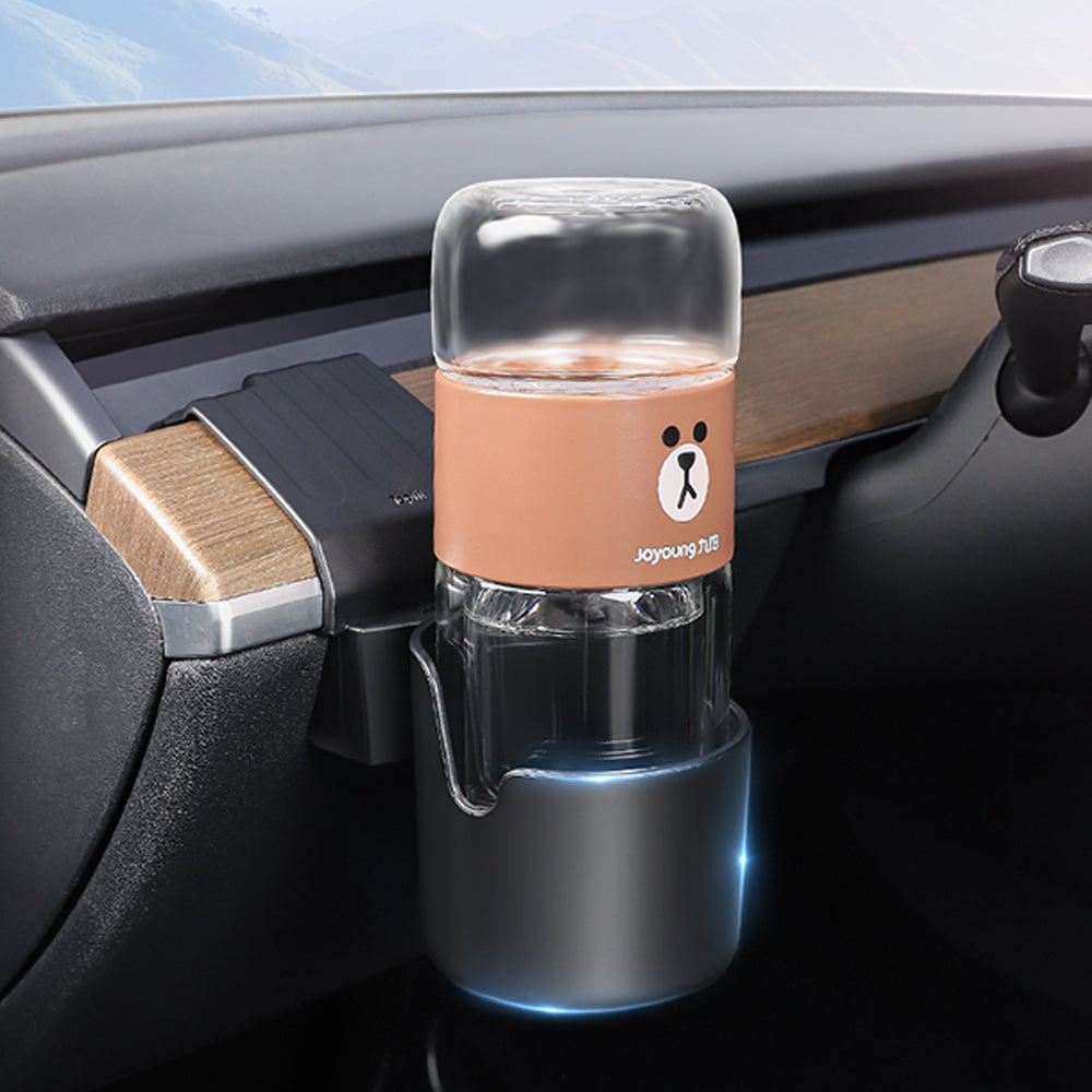 EVBASE Tesla Dashboard Cup Holder for Model 3 Y Tesla Interior Accessories