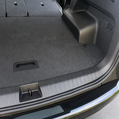Trunk Cargo Side Storage Covers for Rivian R2 Carpeted Cargo Side Lids Hidden Storage Compartment with Pull Tabs