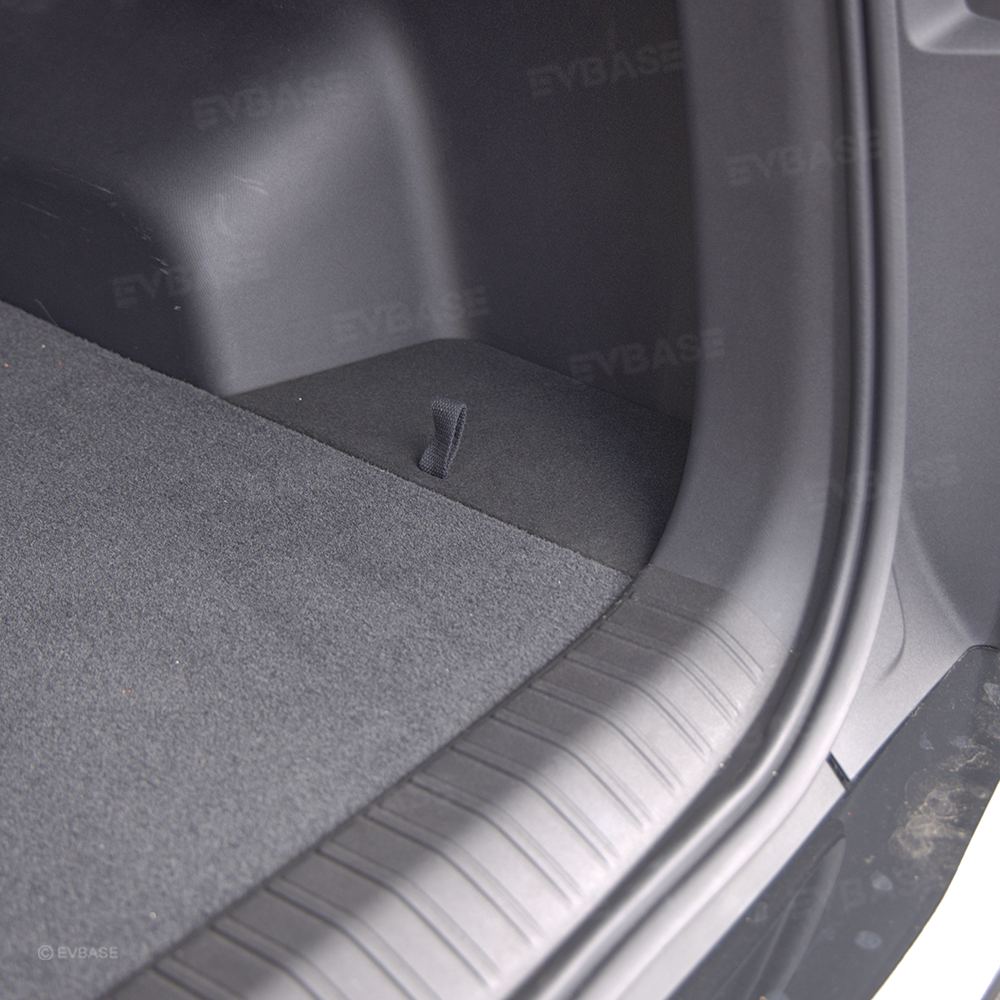 Trunk Cargo Side Storage Covers for Rivian R2 Carpeted Cargo Side Lids Hidden Storage Compartment with Pull Tabs