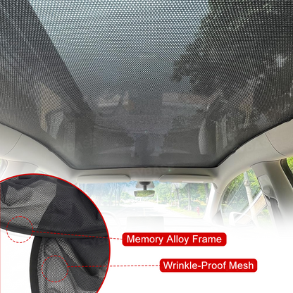 Model Y Juniper/ 3 Highland Glass Roof Sunshade Heat Insulation UV Protection Sun Visor OEM-Style Sunroof & Rear Window Sun Shade