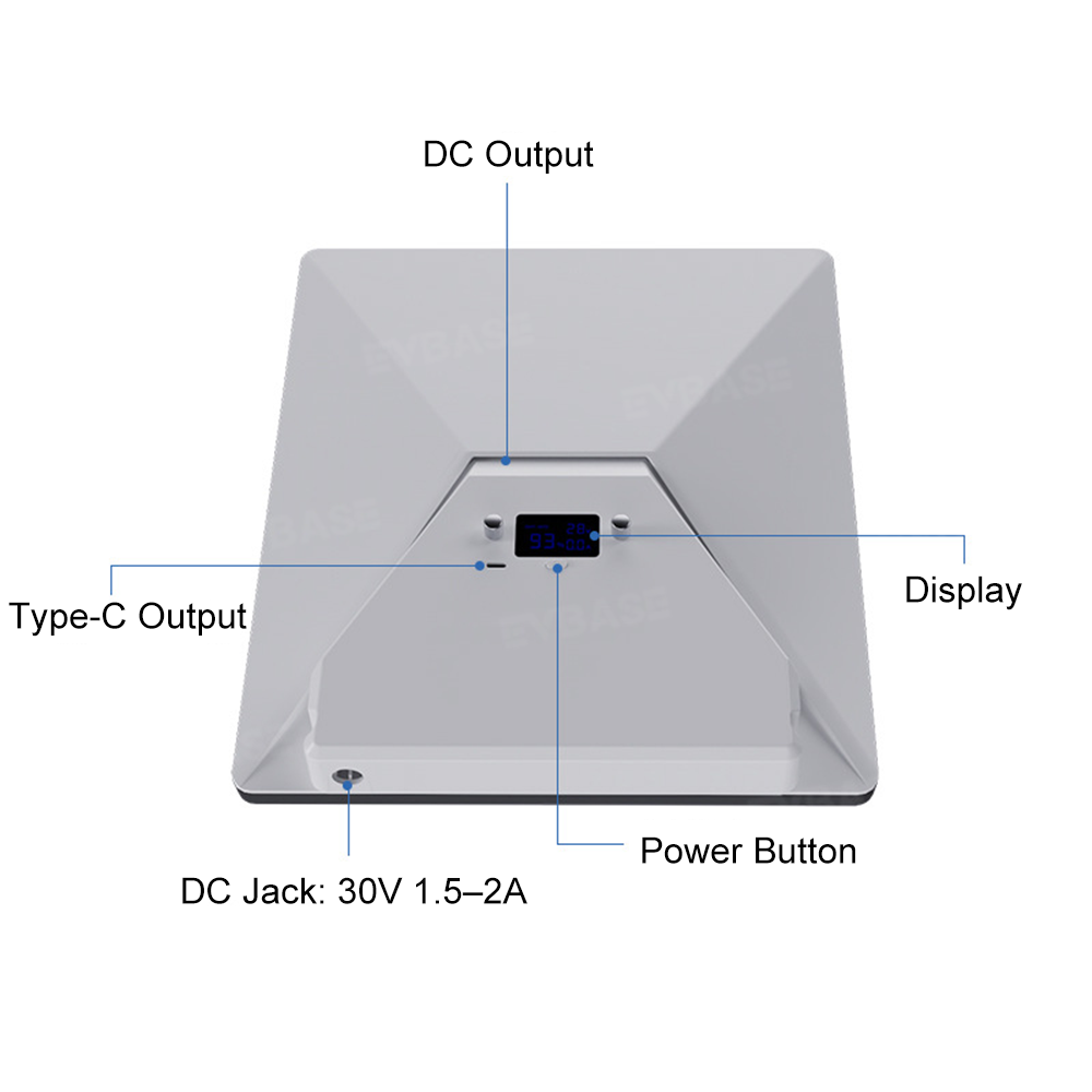 35000mAh Power Bank for Starlink Mini Portable Charger with DC Cable & USB-C PD & Smart LCD Display