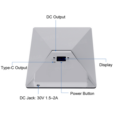 35000mAh Power Bank for Starlink Mini Portable Charger with DC Cable & USB-C PD & Smart LCD Display