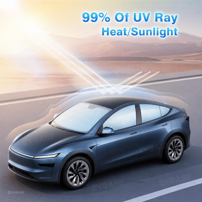 Model Y Juniper Sunshade Front & Rear Windshield Shade Side Window Sun Visor Glass Roof Sunshade Sun Protection Heat Insulation