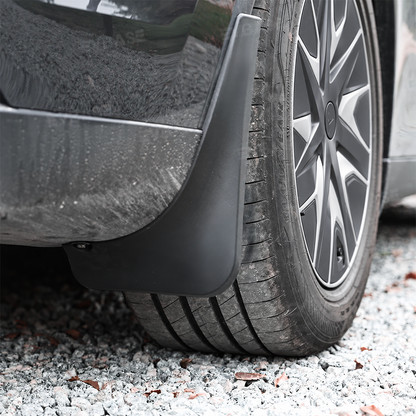 Model Y L Mud Flaps No-Drill Front & Rear Fender Splash Guards TPE All-Weather Protection