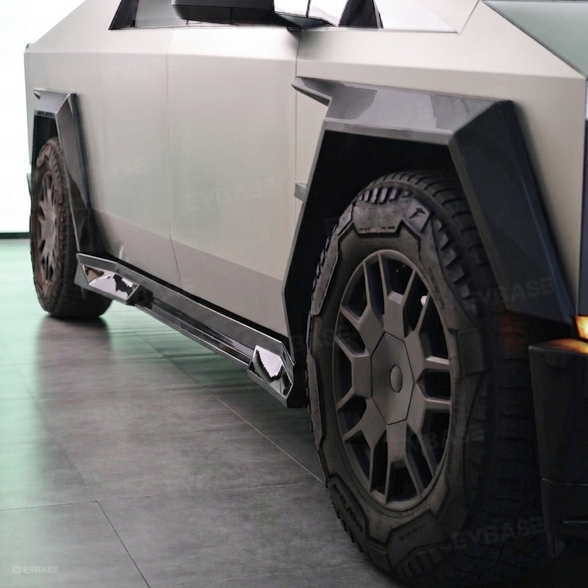 Cybertruck Side Skirts ABS Side Extension Splitter Rocker Panels Trim ...