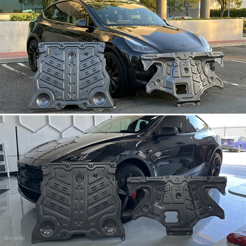 Model Y/ Y Juniper & Model 3/ 3 Highland Skid Plate Overlanding & Ultra Protection Aluminum Alloy Underbody Protection Cover